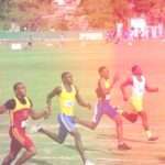 Image of boys running, jamaican high schools.