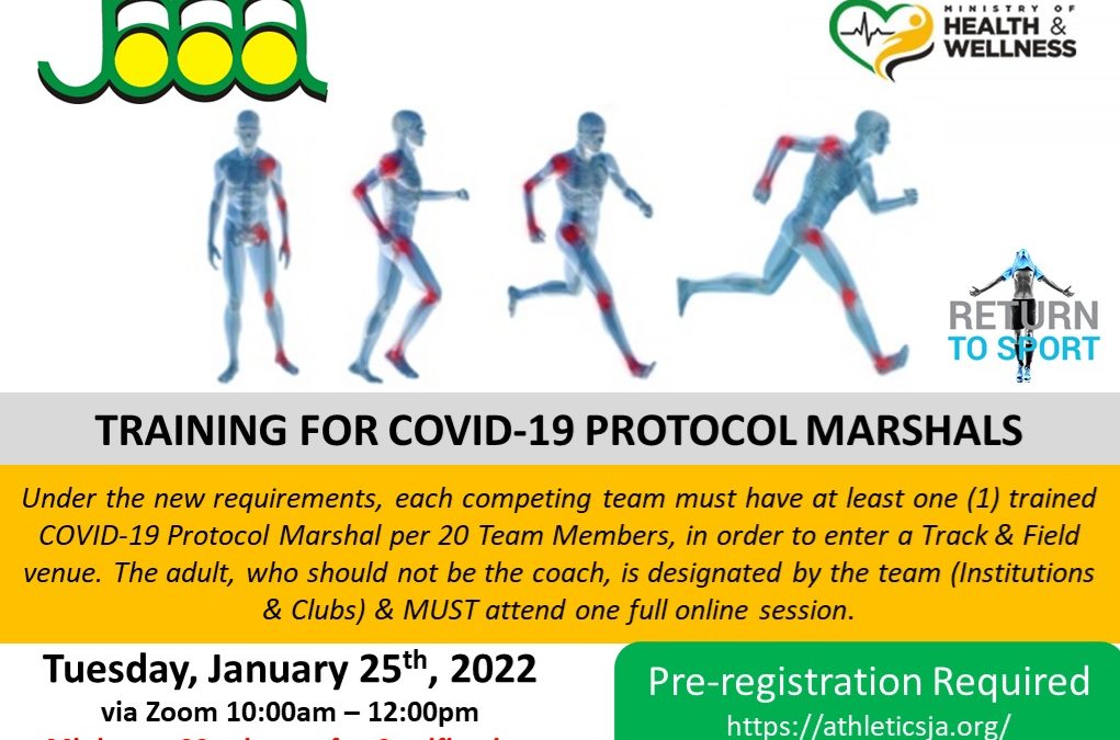 2022#1 – JAAA/MOHW COVID-19 Protocol Marshal Training